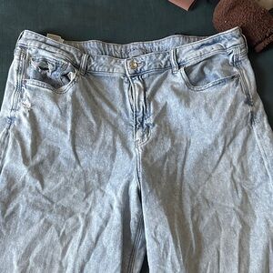 American Eagle Outfitters Super High Rise Baggy Wide Leg